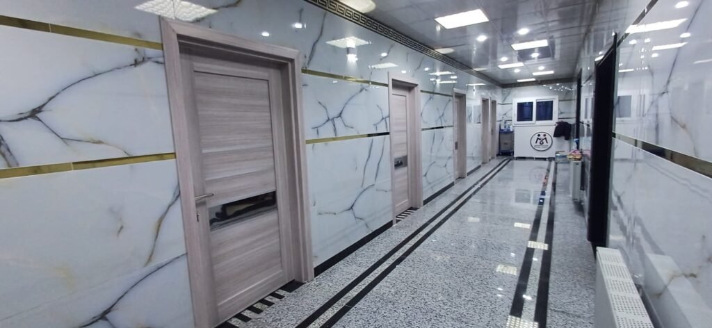 ابواب بي في سي مع بديل رخام